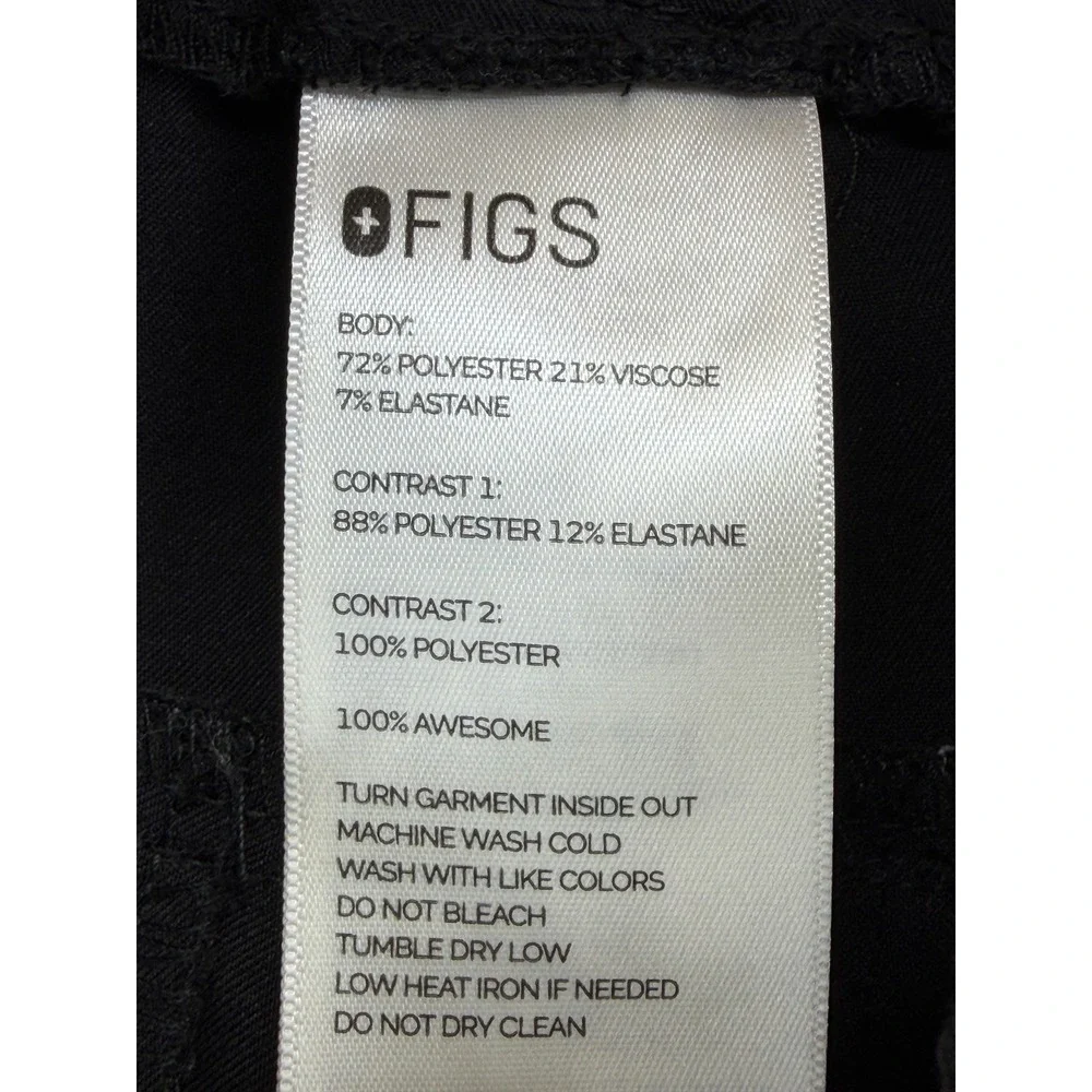 FIGS Technical‎ Collection Mens Medium Black Jogger Scrub Pants MXXSW2004 M